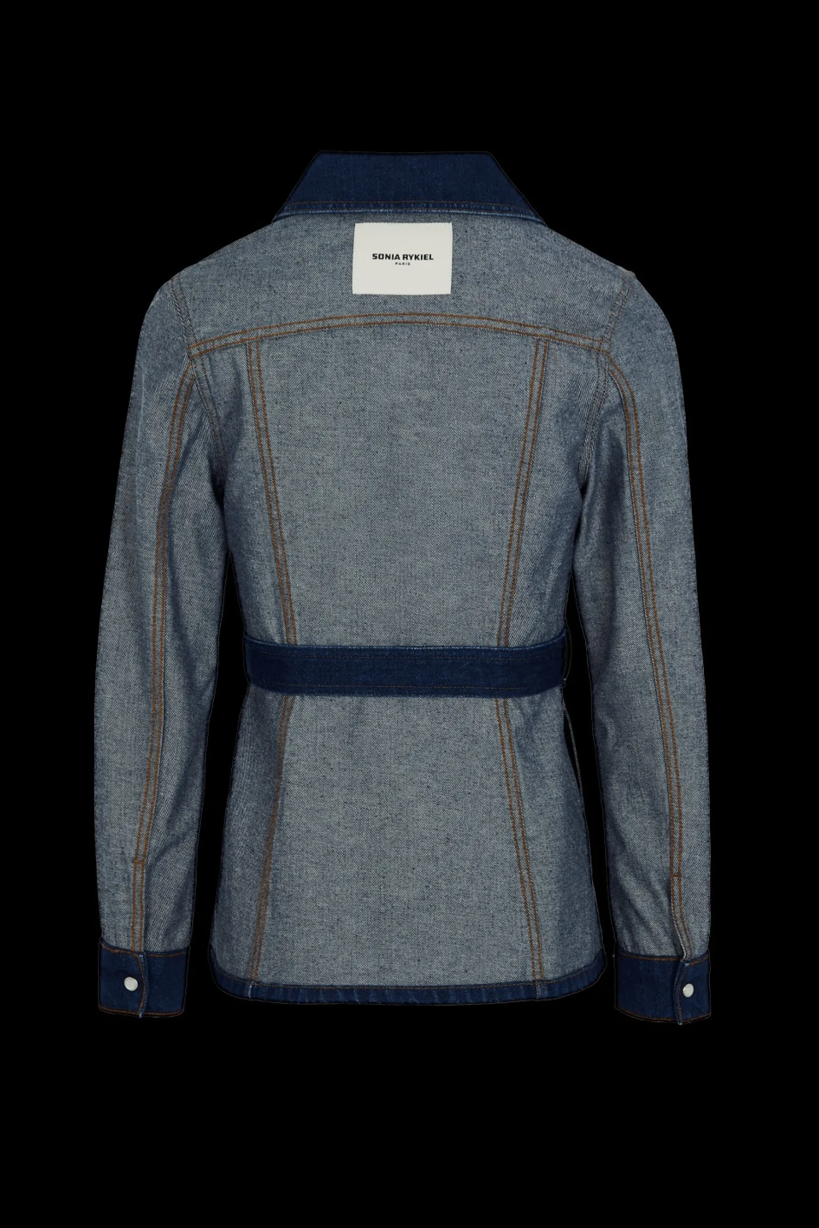 Clearance Belted Denim Jacket Women Jackets