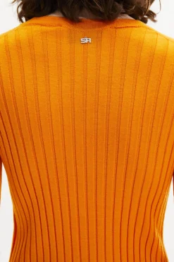 Best Crew-Neck Jumper Long Slit Sleeves Women Sweaters