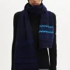 Outlet Fair Isle Long Scarf Women Accessories