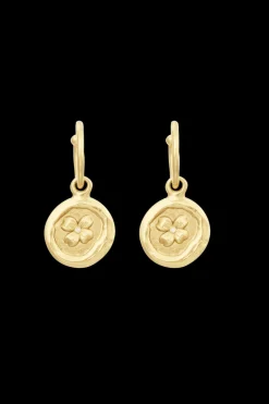 Best Golden Medals Clover Earrings Women Earrings