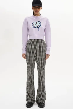 Clearance Long-Sleeved Crew-Neck Jumper Women Sweaters