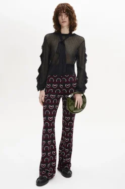 Discount Long-Sleeved Pussybow Blouse Women Sweaters