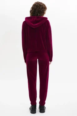 Long-Sleeved Velvet Hoodie Women Sweatshirts