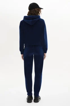 Long-Sleeved Velvet Hoodie Women Sweatshirts