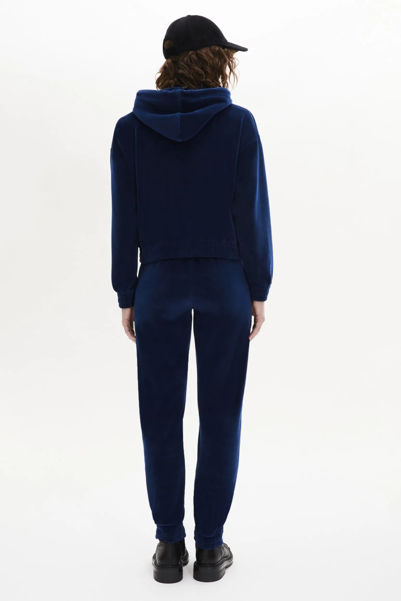 Long-Sleeved Velvet Hoodie Women Sweatshirts