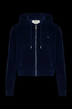 Long-Sleeved Velvet Hoodie Women Sweatshirts
