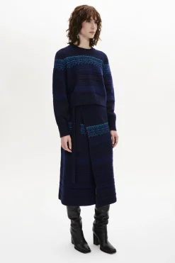 Sale Midi Wrap Skirt Women Skirts