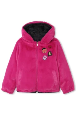 Clearance Reversible Hooded Coat Children Jackets