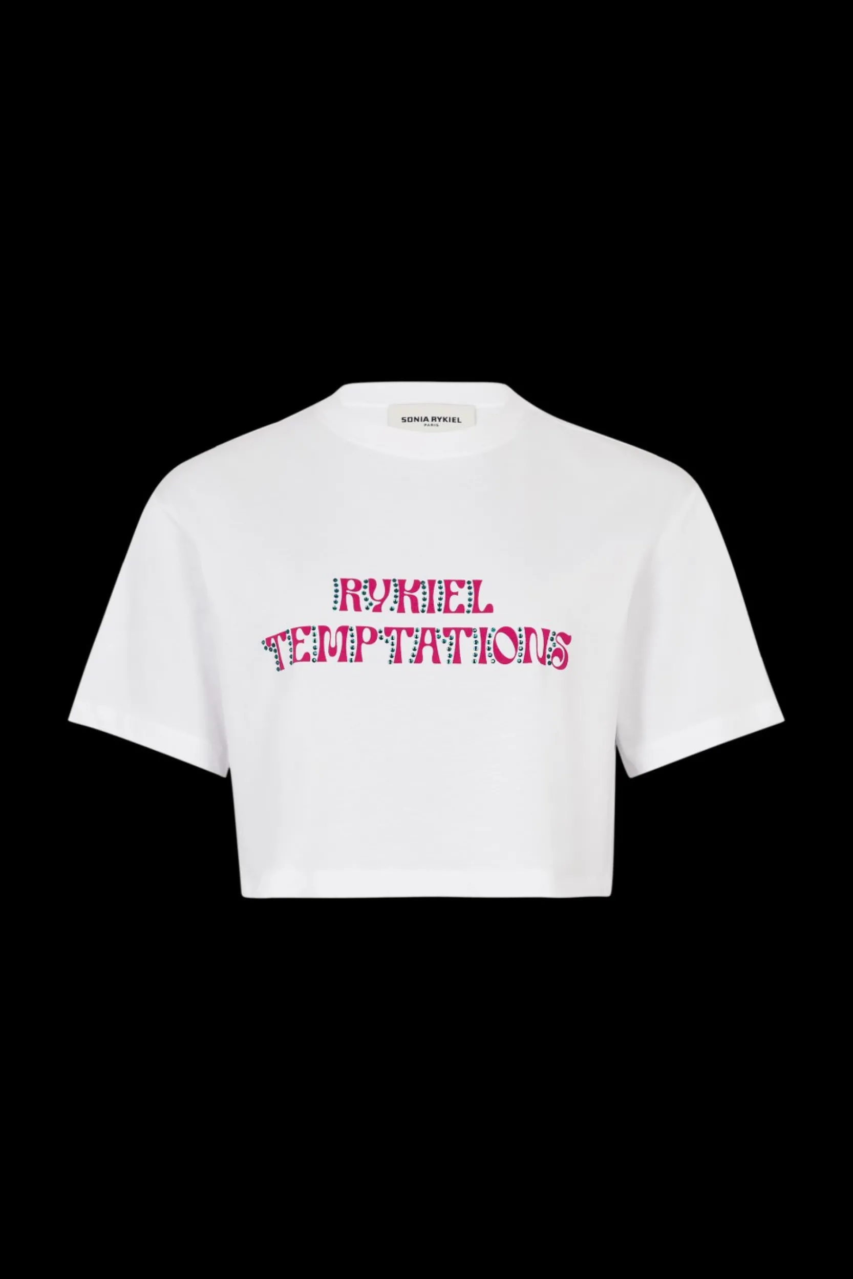 New Short-Sleeved Cotton Cropped T-Shirt Women T-Shirts