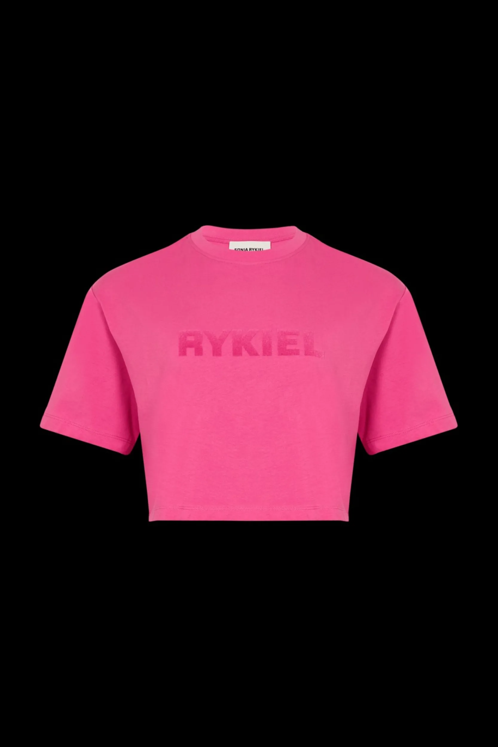Outlet Short-Sleeved Cropped Crew Neck T-Shirt Women T-Shirts