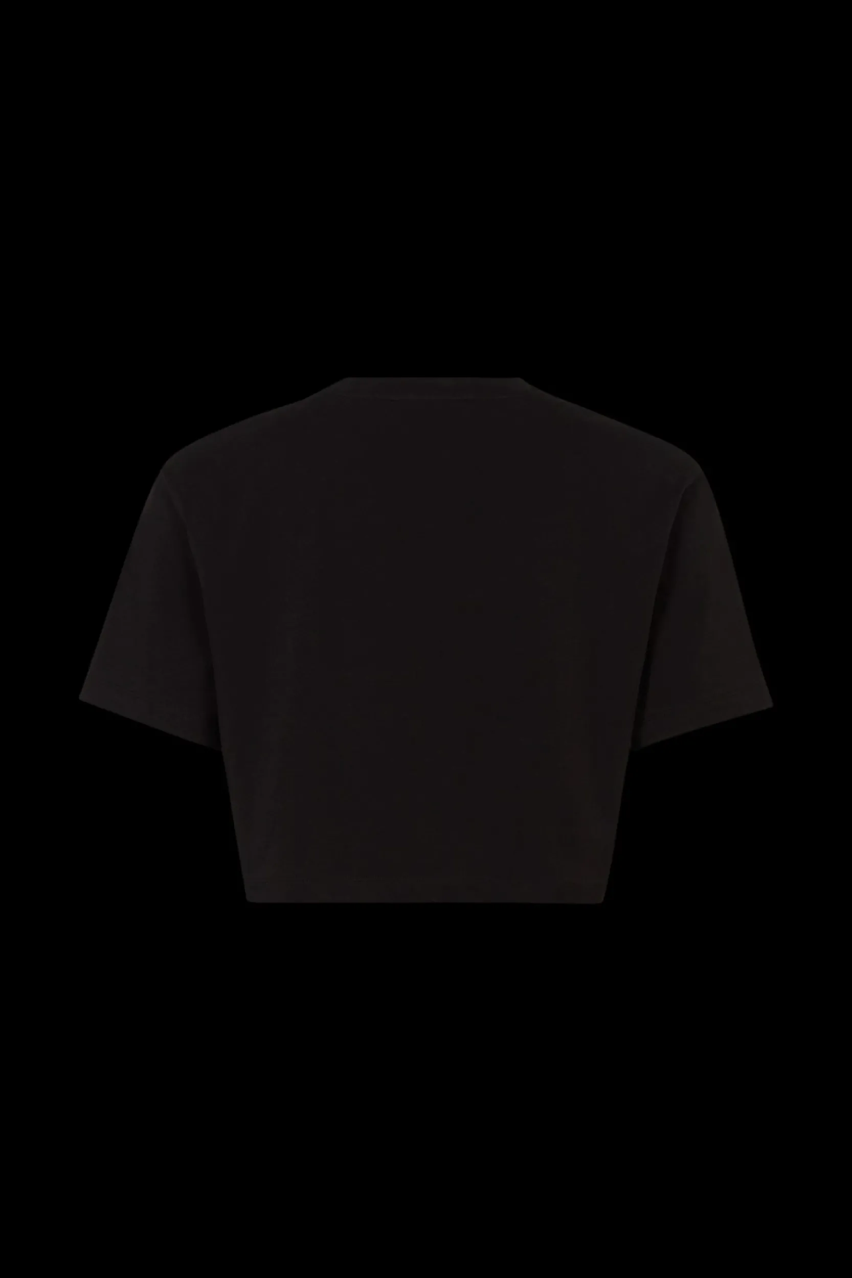 Discount Short-Sleeved Cropped Crew Neck T-Shirt Women T-Shirts