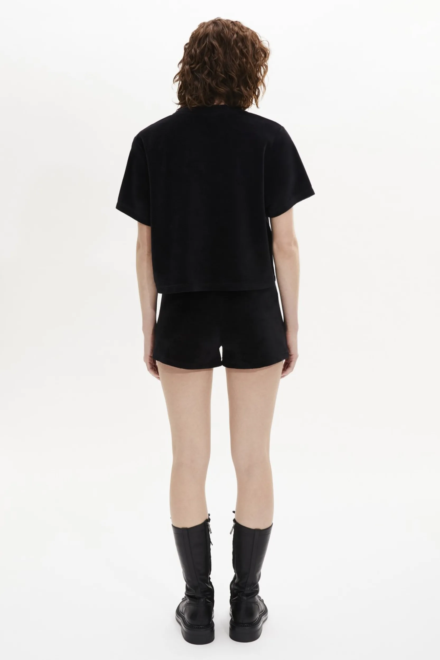 Outlet Short-Sleeved Velvet T-Shirt Women T-Shirts