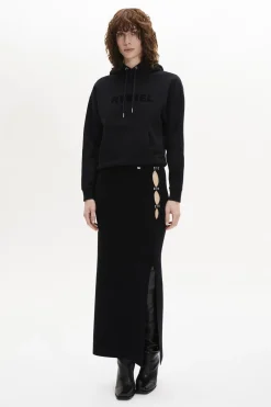 New Skirt With Rhinestone Fastenings Women Skirts
