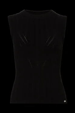 Discount Sleeveless Crew-Neck Jumper Women Sweaters
