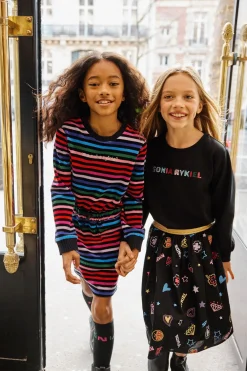 Discount Logo Rhinestone Sweater Children Sweaters