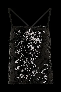 Clearance Strappy Sequined Camisole Women Tank Tops