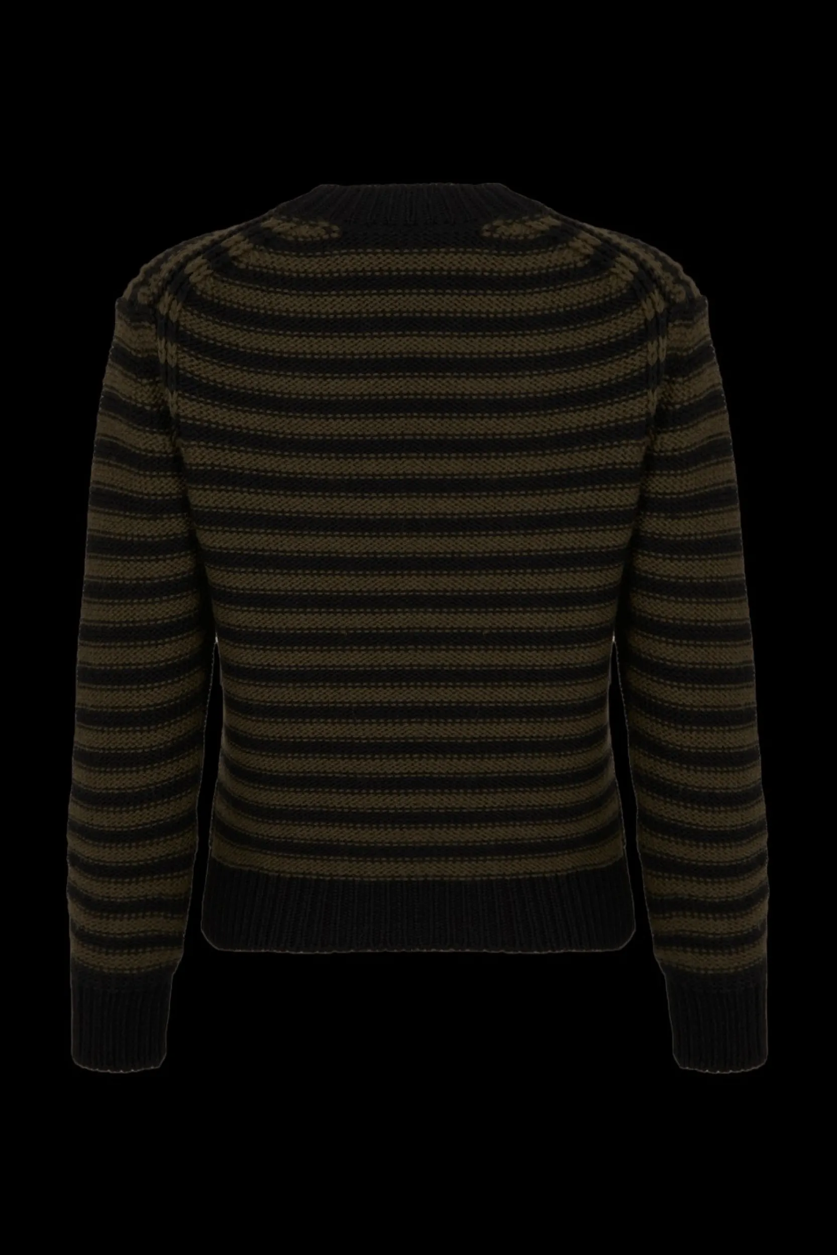 Sale Striped Long-Sleeved Crew Neck Sweater Women Sweaters