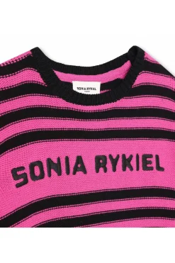 Outlet Two-Tone Striped Dress Children Dresses