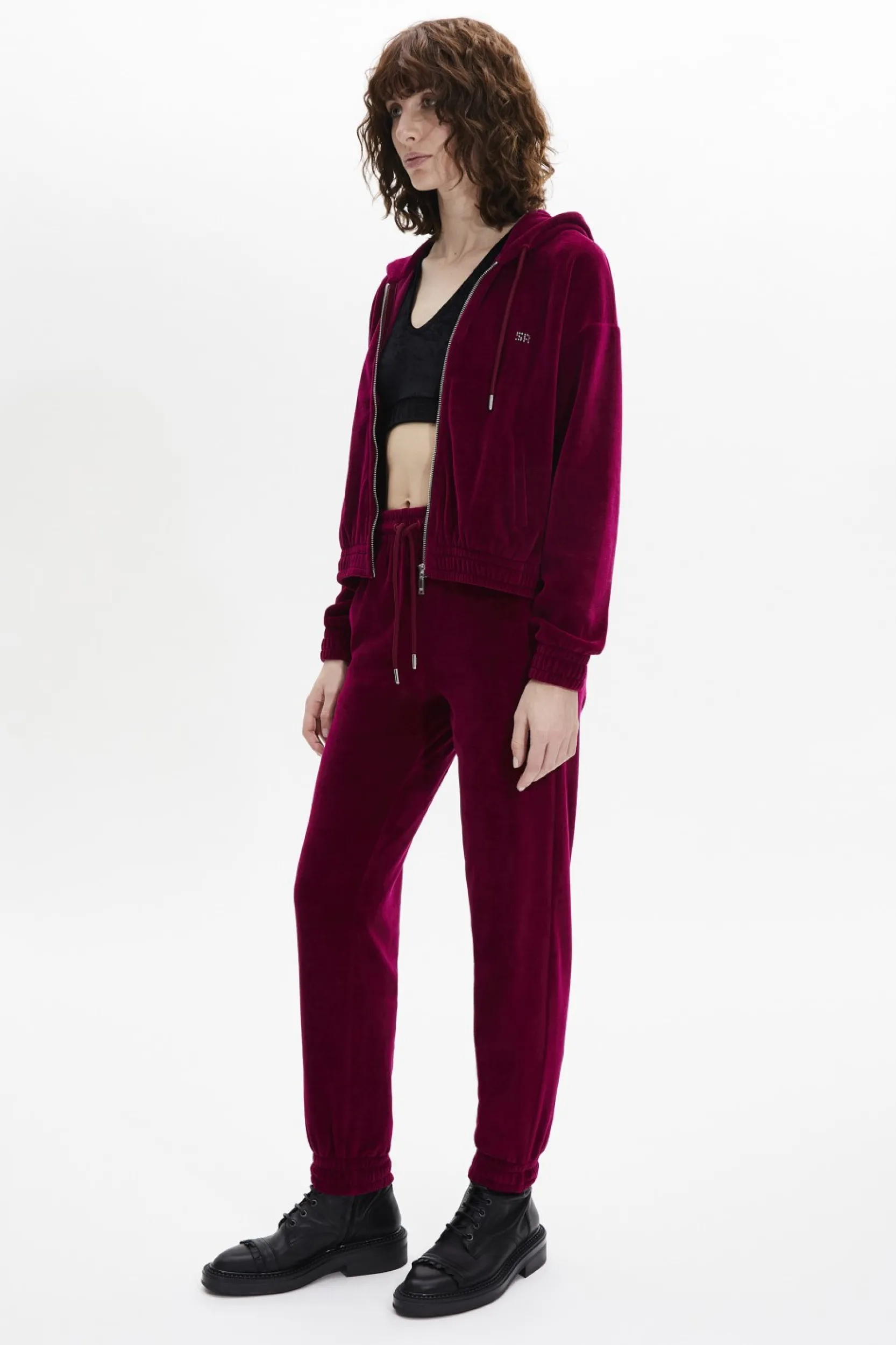 Online Velvet Jogging Trousers Women Trousers And Denim